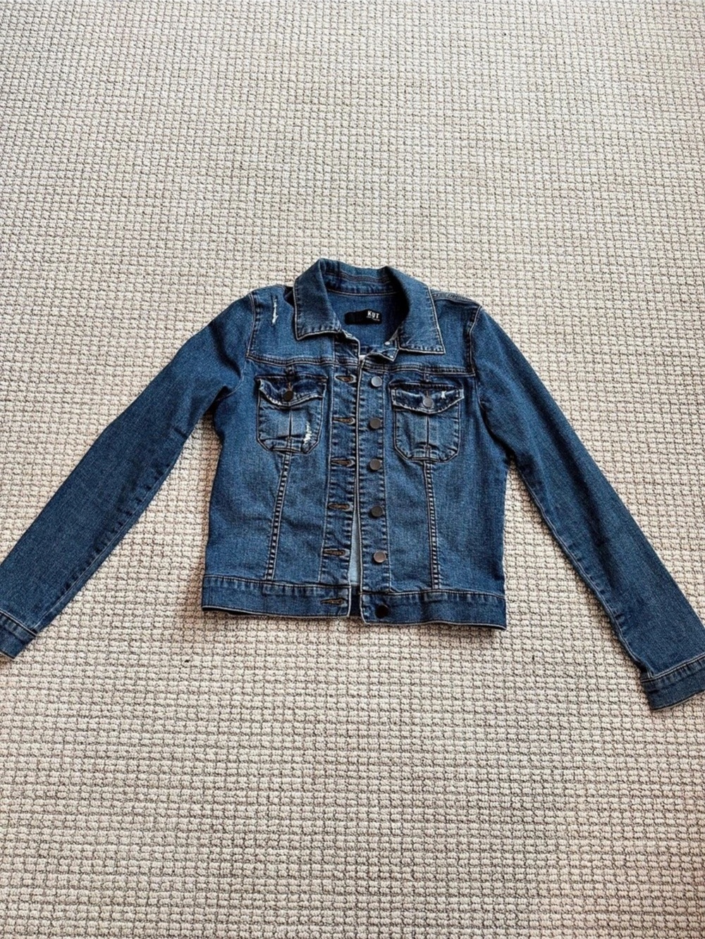 Kut from the Kloth Helena Denim Jacket Denim Jean Jacket Size Small Like New